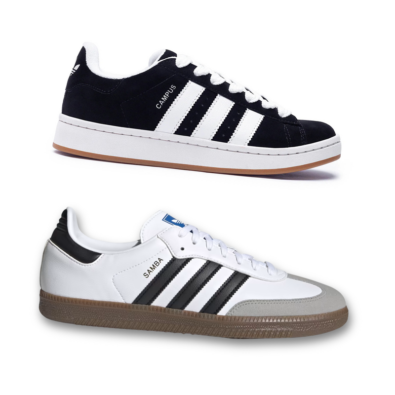 Pague 1 Leve 2 - Campus + Samba Branco/Preto